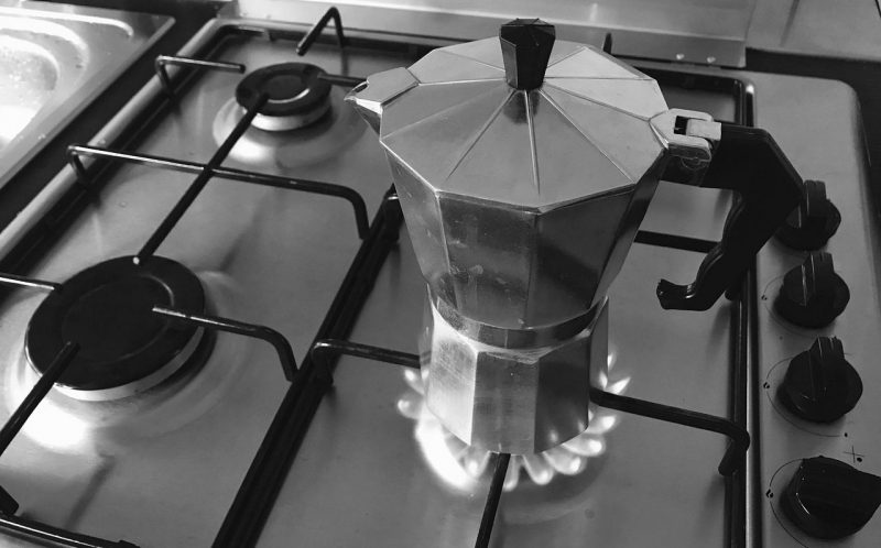 Bialetti Moka Pot On Gas Stove