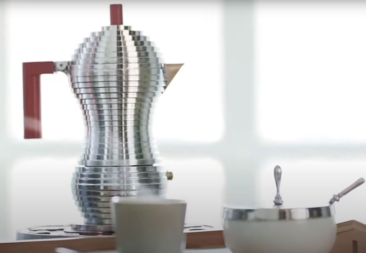 Alessi Pulcina moka pot